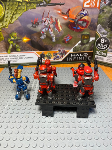 Megabloks Mega Construx Halo Covenat Vs Spartan (389) (Usado)