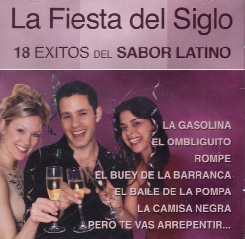 Fiesta Del Siglo - Sabor Latino - Cd Nuevo (18 Canciones)