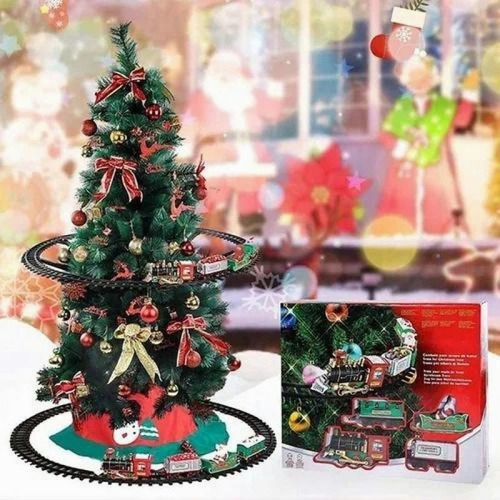 Brinquedos De Árvore De Natal Para Incêndio Ferroviário Elet