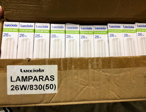 Lamparas Dulux Calida 26w - 4 Pin - Bajo Consumo - Precio X6 Blanco Cálido
