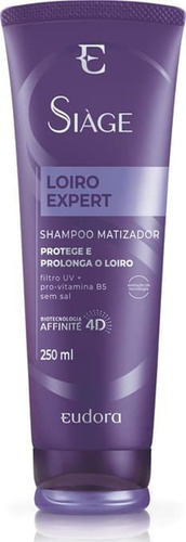 Imagem 1 de 1 de Shampoo Desamarelador Loiro Expert 250ml Eudora