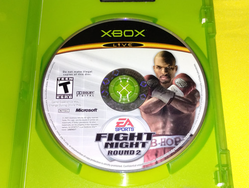 Fight Night Round 2 Xbox Clásico Compatible Con Xbox 360 (Usado)