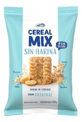 Cereal Mix Original Snack Sin Harina Pack X 4un - Cioccolato