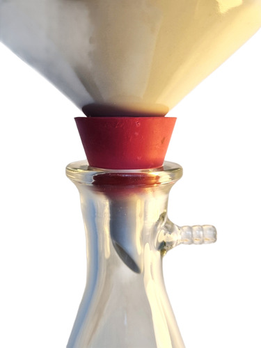 Sistema Filtracion Buchner Porcelana 110 Mm + Filtros 589 -1