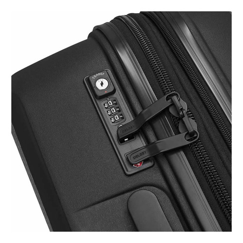 Valija Grande Expandible 82 Cm. Delsey Belmont Plus Color Negro