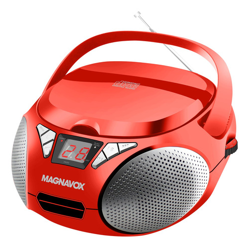 Magnavox Md6924-rd Boombox Cd Portatil Carga Superior Radio