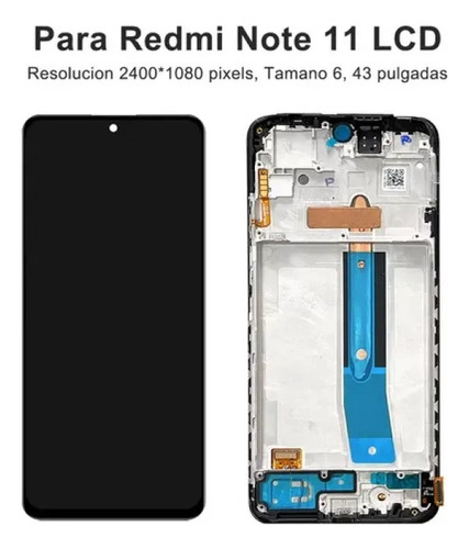 Pantalla Lcd+marco Para Redmi Note 11s 4g Tft