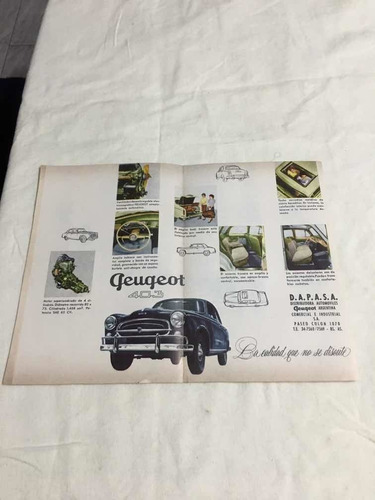 Folleto Antiguo Peugeot 403 (Usado)