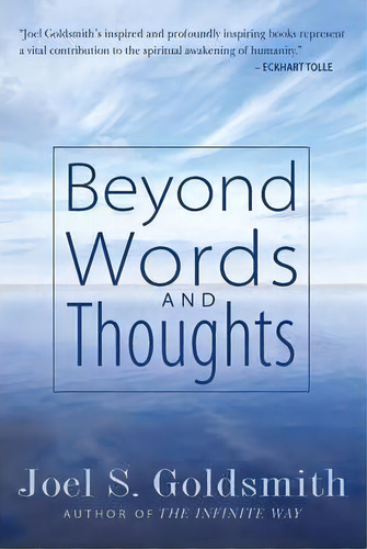 Beyond Words And Thoughts, De Joel S. Goldsmith. Editorial Acropolis Books Inc U S, Tapa Blanda En Inglés