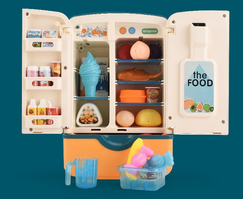 Tika Refrigerador De Regalo Para Niños Toy Kitchen Food