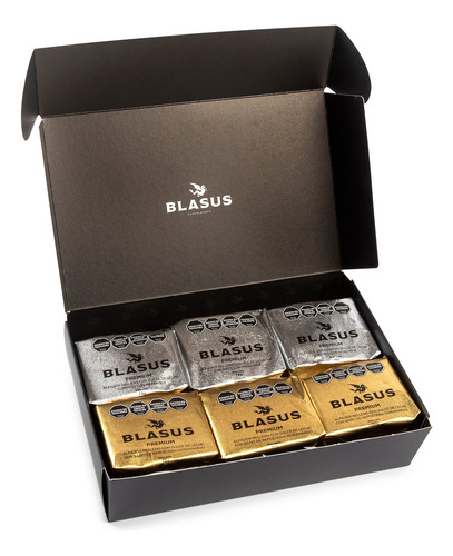 Alfajor Premium Blasus Ddl C/chocolate Y Merengue 12un 900g
