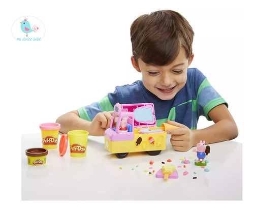 Play Doh Camion De Helados De Peppa Pig F3597 Set Masas Color Rosa