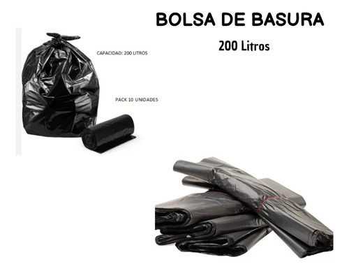 Bolsas De Basura 200 Ltr