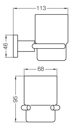 Imagen 7 de 9 de Kit De Accesorios Fv 179.06/39 Libby Kit 6 Piezas Cromo