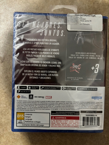 Spiderman 2 Playstation 5
