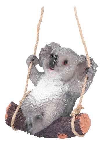 Escultura De Estatua De Koala Oscilante De Resina
