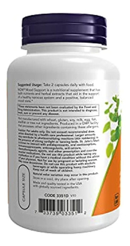 Now Supplements, Mood Support Con St. John's Wort, Nutrient 