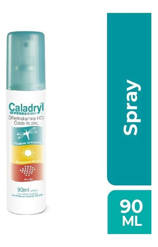Caladryl Incoloro Spray 90ml Picaduras, Sarpullido