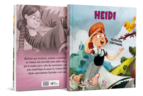 Heidi – a menina das montanhas, de Spyri, Johanna. Editorial Moby Dickens, capa dura em português, 2022