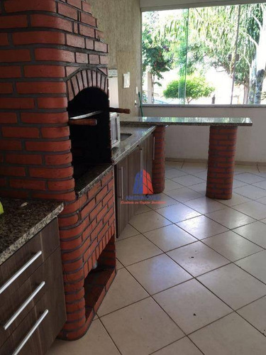 Apartamento Com 2 Dormitórios À Venda, 52 M² Por R$ 190.000 - Cond. Spazio Aramis - Jardim Progresso - Americana/sp - Ap0396