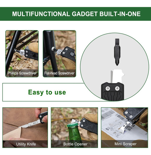 Kit De Navajas Multiusos Nextool Pocket Tool E1 Con Brocas