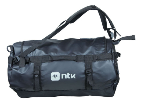 Mochila Duffle Bag Nautika Para Viagens 50 Litros Cor Preto