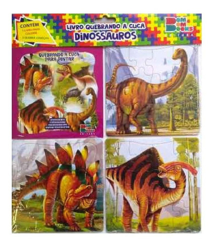 Livros Quebrando A Cuca Dinossauros 1
