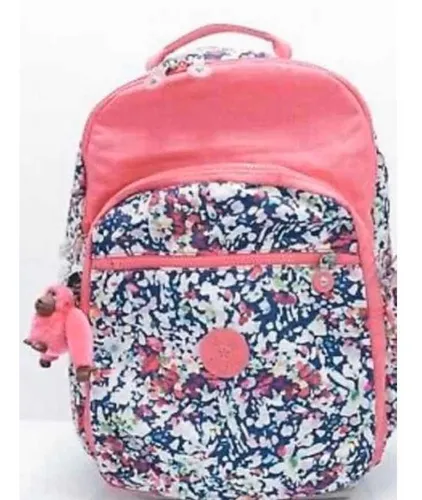 Mochila Kipling Seoul Go Cb Prn Brushed Floral Combo Cuotas sin
