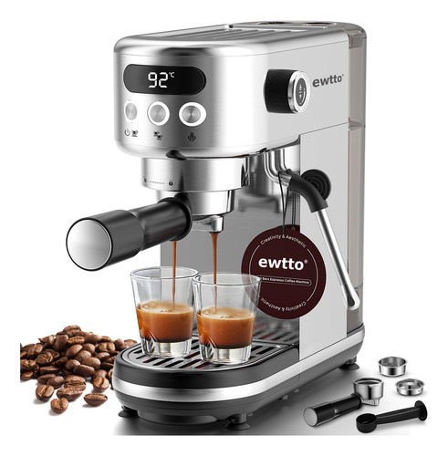 Cafetera Espresso 20 Bar Cafetera Semi Automatic 1350w