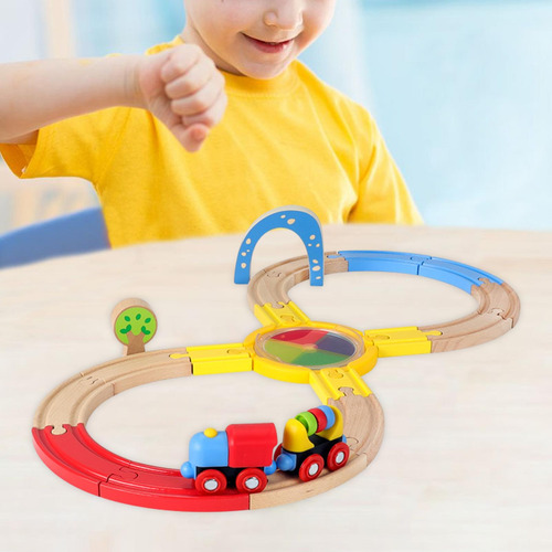 Juego De Trenes De Madera Para Juguetes Para Estilo A