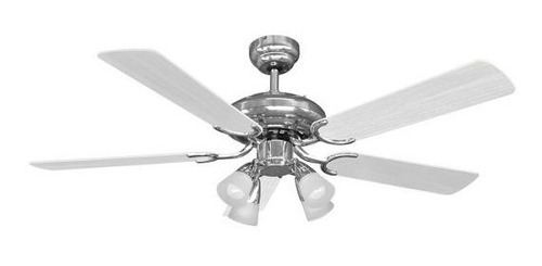 Imagen 3 de 6 de Ventilador De Techo Liliana Luz Vthm415r 5 Vel 80w Control
