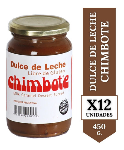Dulce De Leche Chimbote Pack X 12 X 450gr.