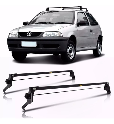 Rack De Teto Volkswagen Gol G3 2 Portas - Fixação Friso