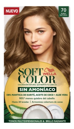 Tinte Soft Color Wella Sin Amoniaco Tono 70