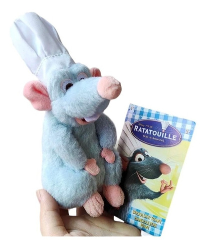 Disney Peluche De Hombro Magnético Remy Ratatouille Chefcito