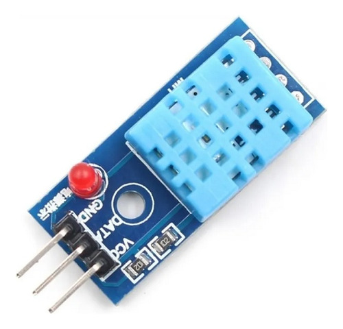 Sensor De Temperatura Y Humedad Dht11 C/jumpers Para Arduino