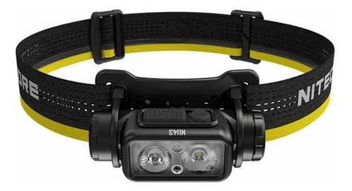 Linterna Frontal Recargable Nitecore Nu43 1400lumens 3400mah Linterna Prism crush black Luz Blanco