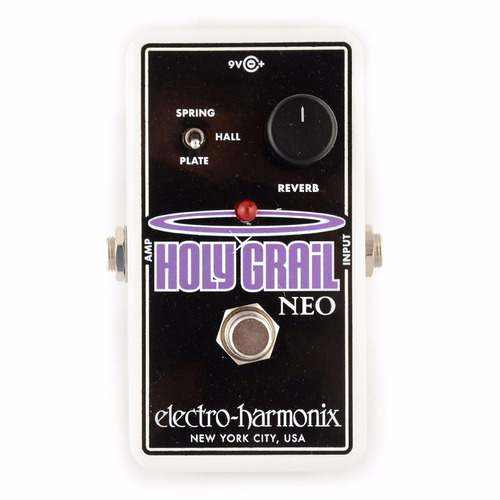 Pedal Electro-harmonix Holy Grail Neo Reverb + Cable Interp