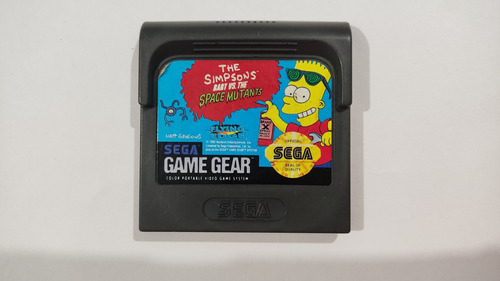 The Simpsons Bart Vs Tha Space Mutants Game Gear