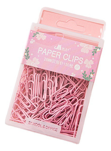 Clips De Metal Para Papel, 70 Unidades, Colores Vibrantes, B