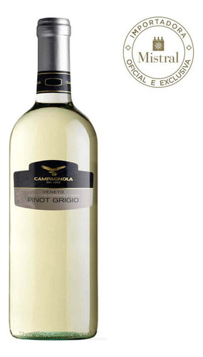 Vinho branco Pinot Grigio Campagnola Pinot Grigio Delle Venezie Doc 2022 adega Mistral 750 ml