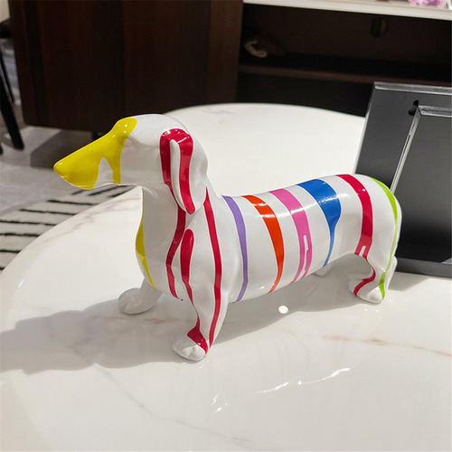 Enfeite De Salsicha Para Cães, Estátua De Dachshund, Animal