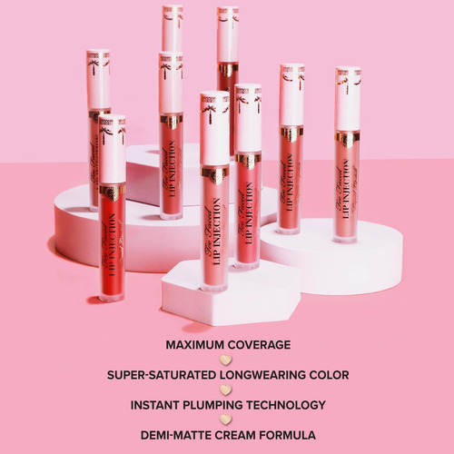 Batom Too Faced Lip Injection Power Plumping Cream