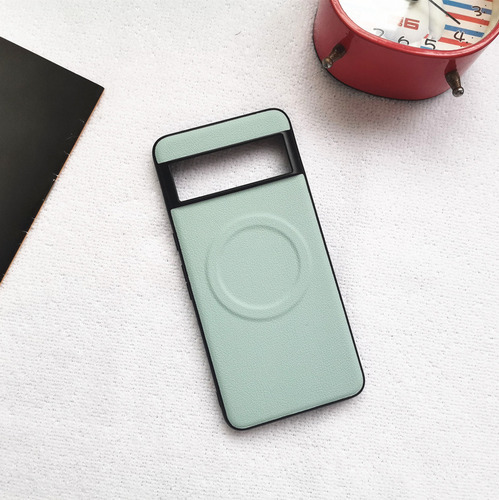 Funda De Piel Para Google Pixel 9 Pro Xl 9pro 9a 8 7 6 Pro 8a 7a 6a Para Magsafe Cases, Carga Magnética, Funda A Prueba De Golpes