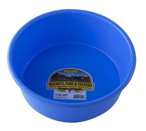  Plástico Utilidad Pan (berry Azul) Durable Y Versátil Corto