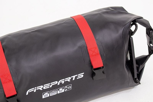 Maleta Universal Impermeable Drybag Fire Parts Negra C15 Lts
