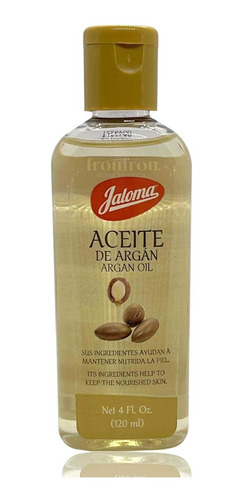 Aceite De Argán 120 Ml Jaloma Sin Parabenos