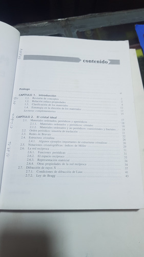 Materiales. Estructura, Propiedades Y Aplicaciones (Usado)