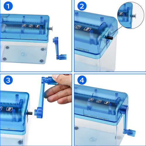 Mini Triturador Manual Triturador De Papel Portátil Triturad