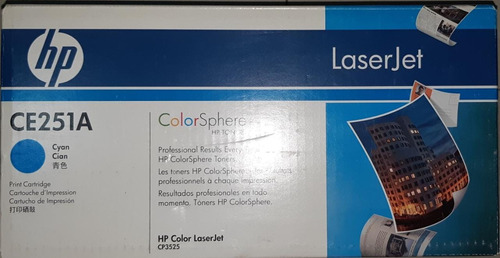 Toner Original Hp Ce251ac Laserjet Cp3525 Cyan